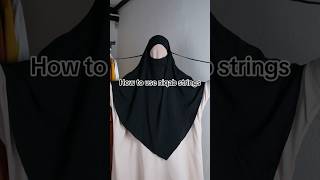 Jilbabhijabkhimar Tutorial. How To Tie Your Niqab Strings. Very Useful