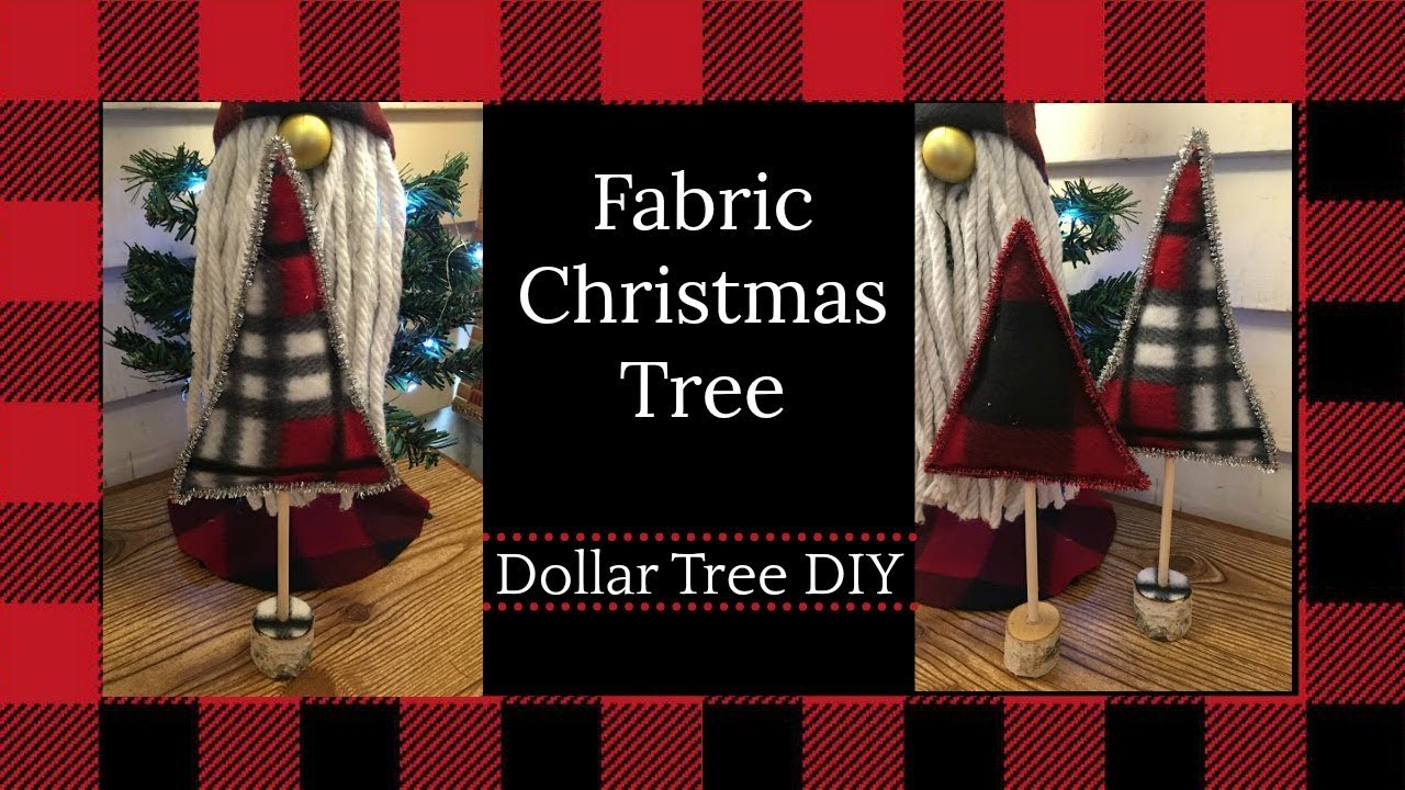 Fabric Christmas Tree Dollar Tree DIY YouTube