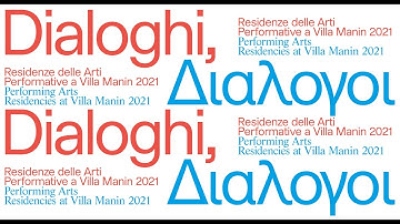 Dialoghi - Residenze delle arti performative a Villa Manin 2021