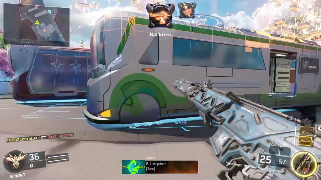 COD BO3 - PEACEKEEPER MK2 GAMEPLAY