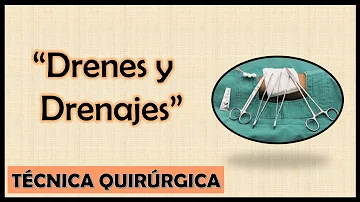 ¿Cuáles son los drenajes más utilizados?