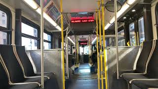 CTA On Board Riding 2009 New Flyer DE60LF Bus 4170 on Route 147 from Hubbard to Sheridan/Morse