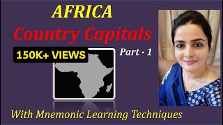 World Country Capitals: AFRICA अफ़्रीका के देश एवं राजधानियाँ) PART 1 - with easy tricks screenshot 3