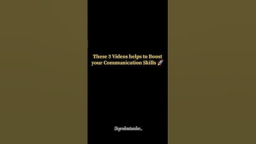 “3 Videos That Will Skyrocket Your Communication Skills 🚀 | #CommunicationSkills  #YouTubeShorts