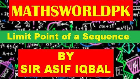 Limit Point of a Sequence