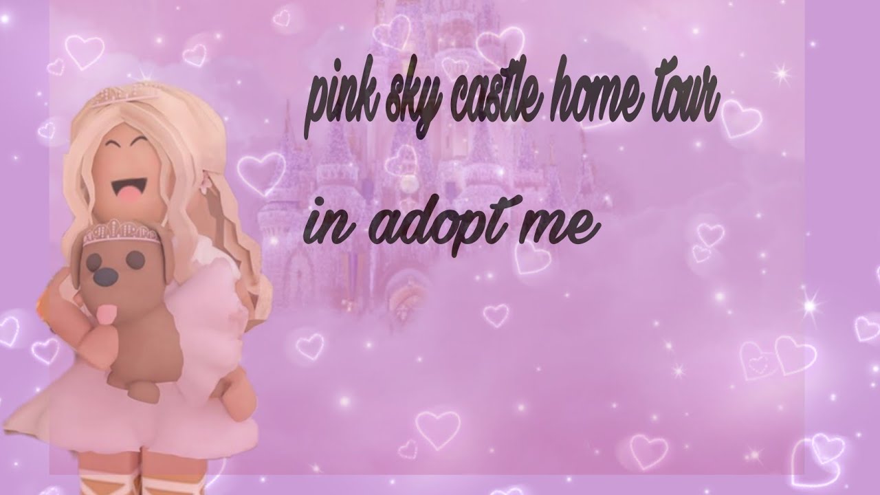 Pink sky castle 💖/home tour/iamkate in roblox - YouTube