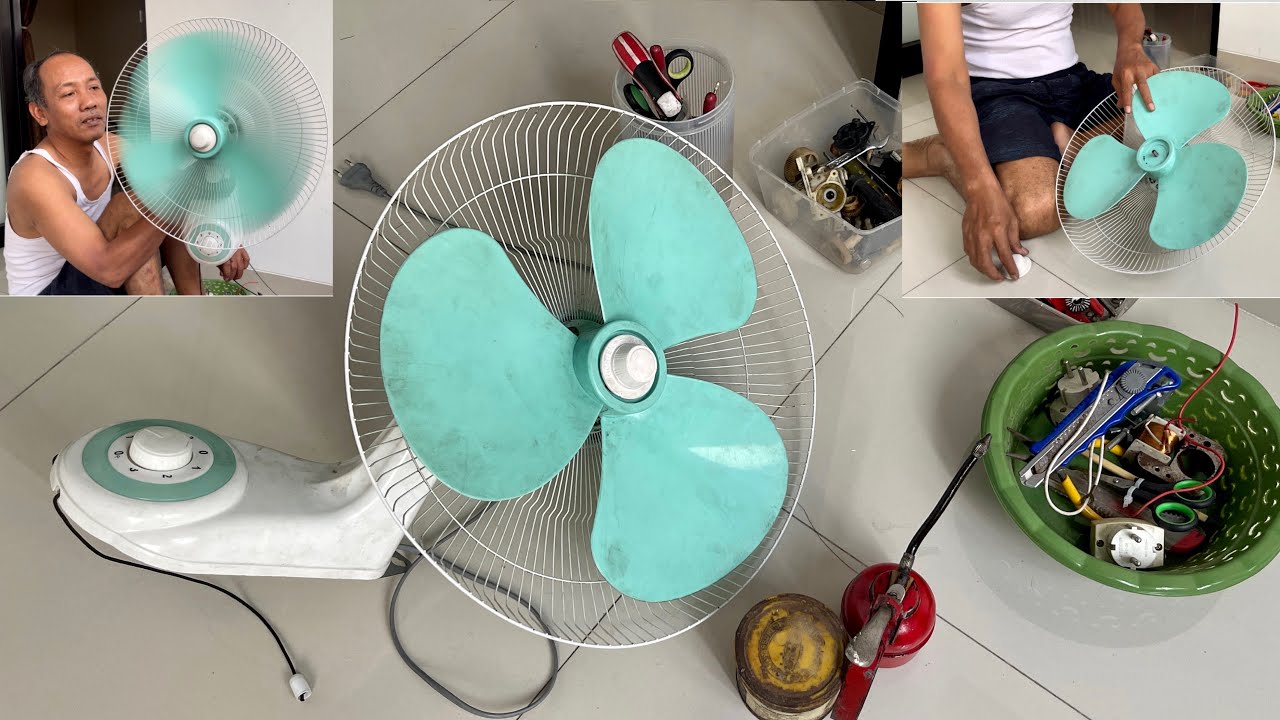 Fan- Mereparasi Kipas Angin dinding Welhome yang rusak lagi