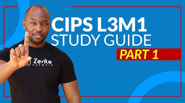 CIPS L3M1 procurement and supply environments Study guide part 1