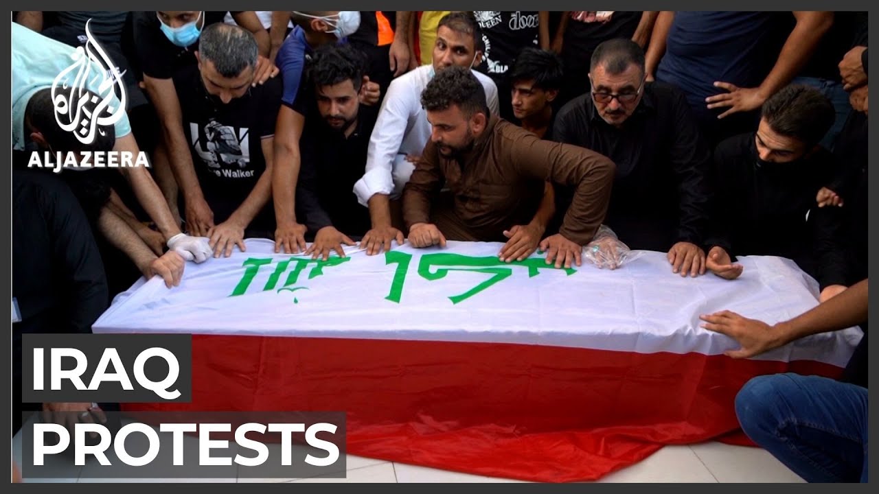 يطالب المتظاهرون باستقالة محافظ جنوب العراق