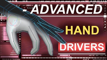 Blender 2.82 : Advanced Hand Drivers (In 60 Seconds!!!)