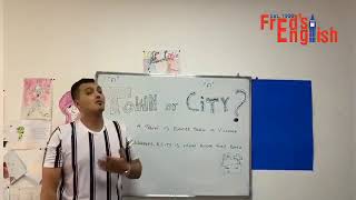 Differences between "TOWN and CITY"
