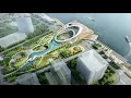 First Prize Competition for the Waterfront design of Wenzhou Outjiang river, China. AURA + ECADI