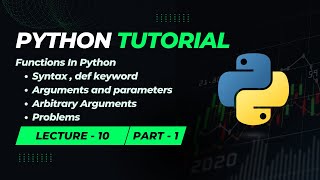 Celebrity Functions in Python (Part -1) | Dive into Beginner-Friendly Python Tutorial - Lecture 10 (English) Net Worth