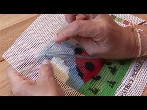 How To Do Needlepoint With Wool 