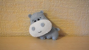 Make a Fun Felt Hippopotamus - DIY Crafts - Guidecentral