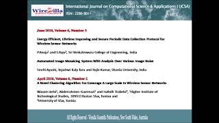 International Journal on Computational Science & Applications (IJCSA) screenshot 4