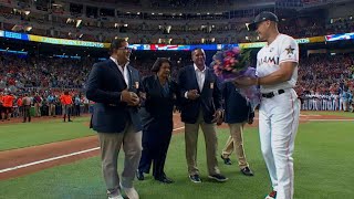ASG 2017: Latin-born Hall of Famers throw first pitch