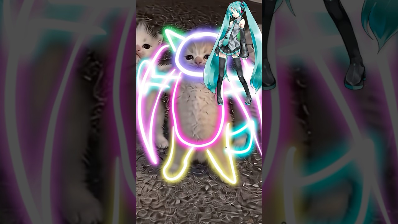 初音ミクの描き方! Cool猫バージョン!