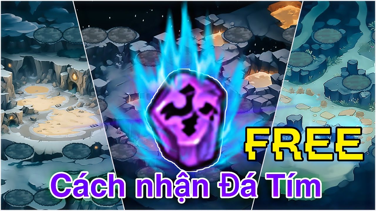 Tất cả cách nhận đá Tím Miễn Phí 100% | Gold Tower Defence | Snow