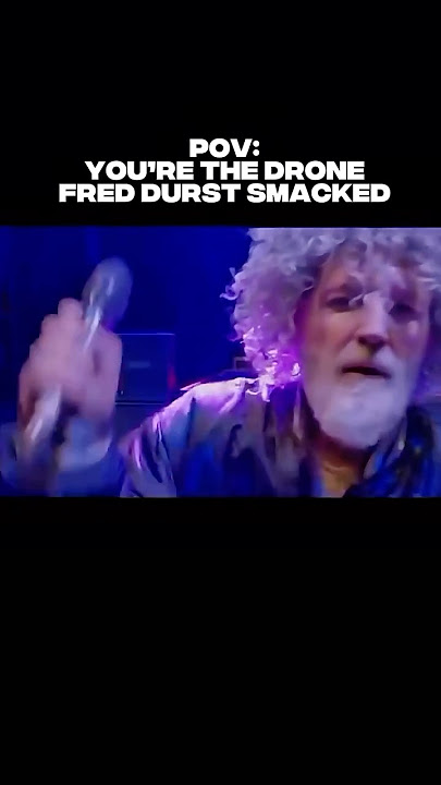 POV: Fred Durst Smacks Drone Live #freddurst #limpbizkit #numetal