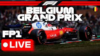 LIVE🔴F1 2026 Belgian GP 🇧🇪 Free Practice 1 at Spa-Francorchamps | Live Timing + Dashboard