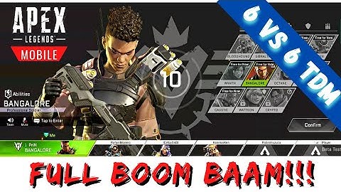 Apex Legends Mobile TDM Gameplay In FPP | 6 vs 6 | PriN