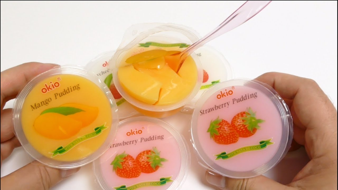 OKIO Fruit Pudding From Thailand Mango, Lychee & Strawberry YouTube