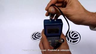 Medidor de grosor ultrasónico TM8810 distribuido por CABLEMATIC ®