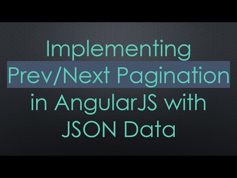 Implementing Prev/Next Pagination