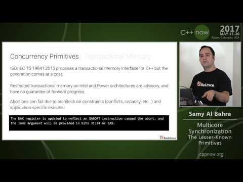 C ++ Now 2017 : Samy Bahra "멀티 코어 동기화 : 덜 알려진 프리미티브"