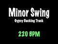 Minor Swing Gypsy Jazz Backing Track 220 BPM Django Reinhardt
