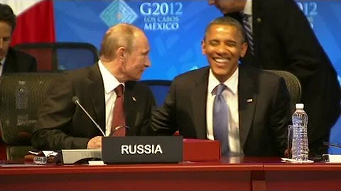 Putin and Obama share a laugh at G-20 (2012) - DayDayNews