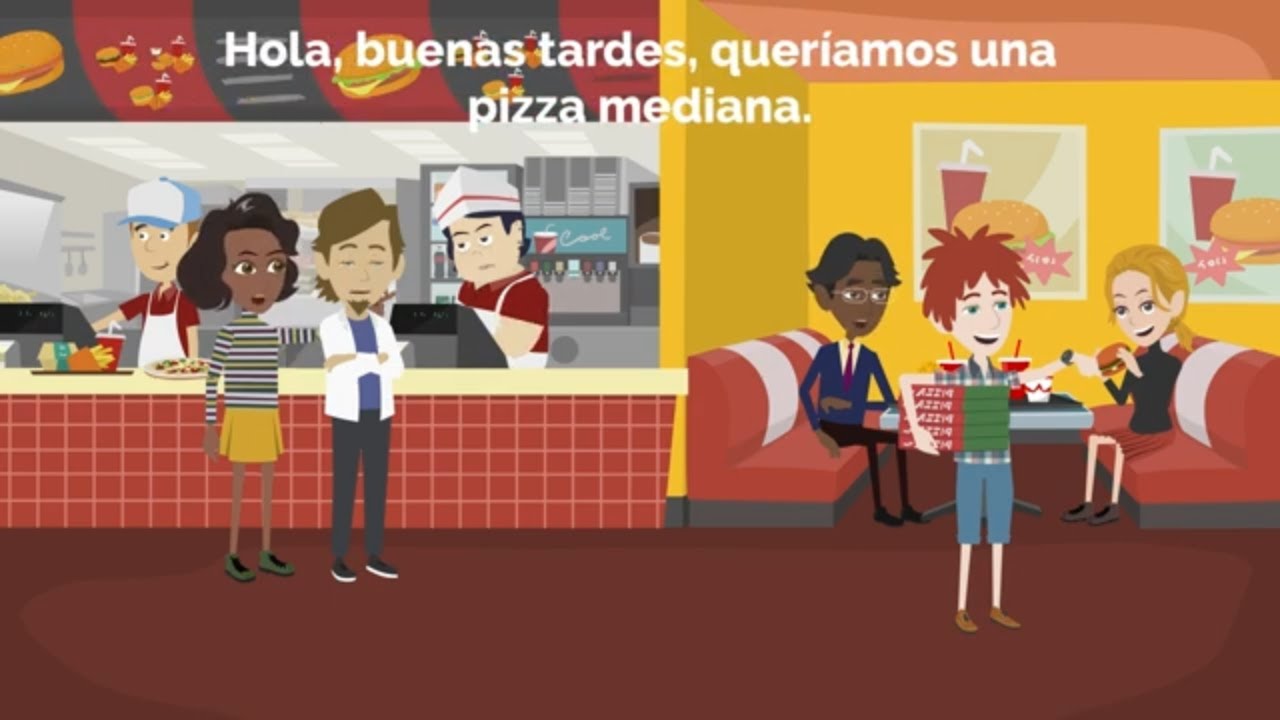 Vocabulário de restaurante em espanhol #aulasdeespanhol #brasil