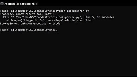 [SOLVED] Look up error: Unknown Encoding