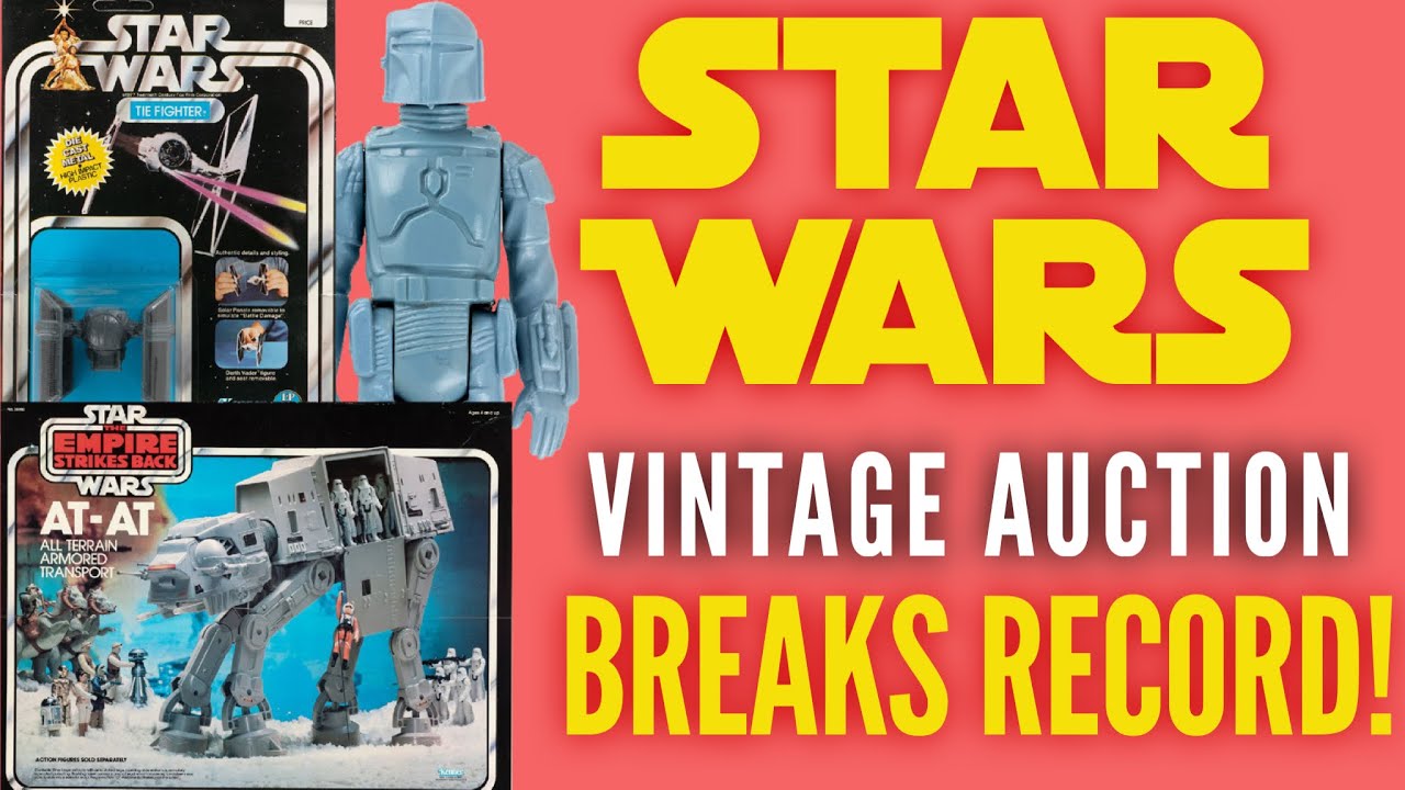 Vintage STAR WARS Figure Sets Auction Record!
