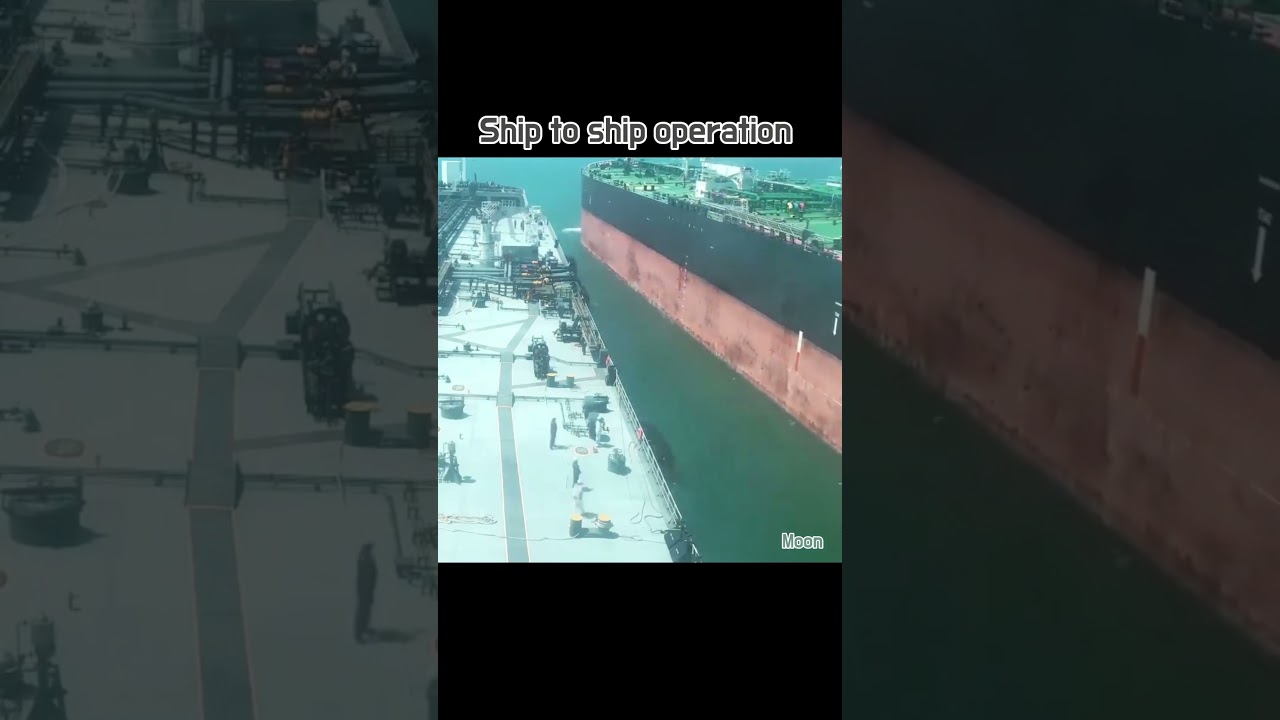 Ship to ship cargo transfer work