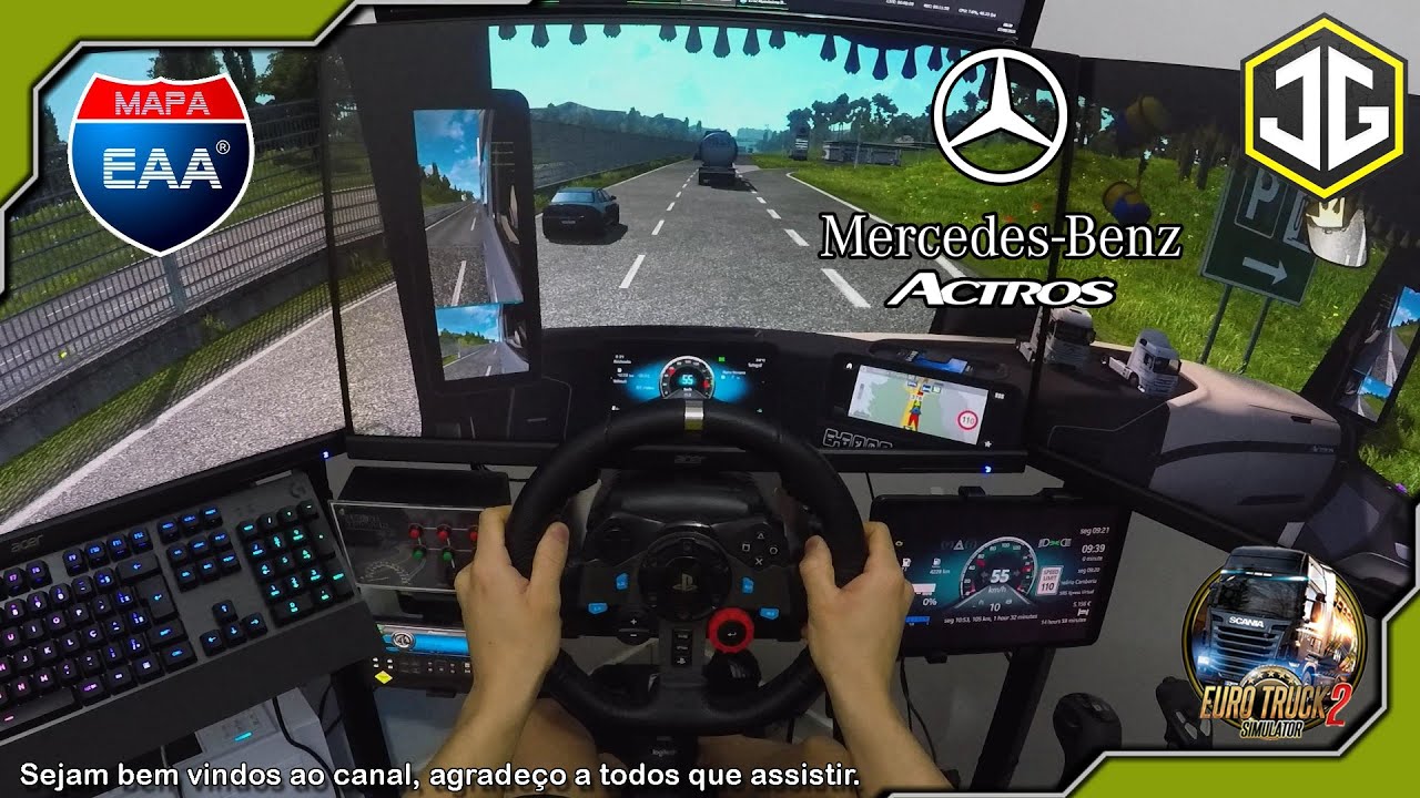 Euro Truck Simulator 2/Mercedes MP5/Explorando o Mapa EAA