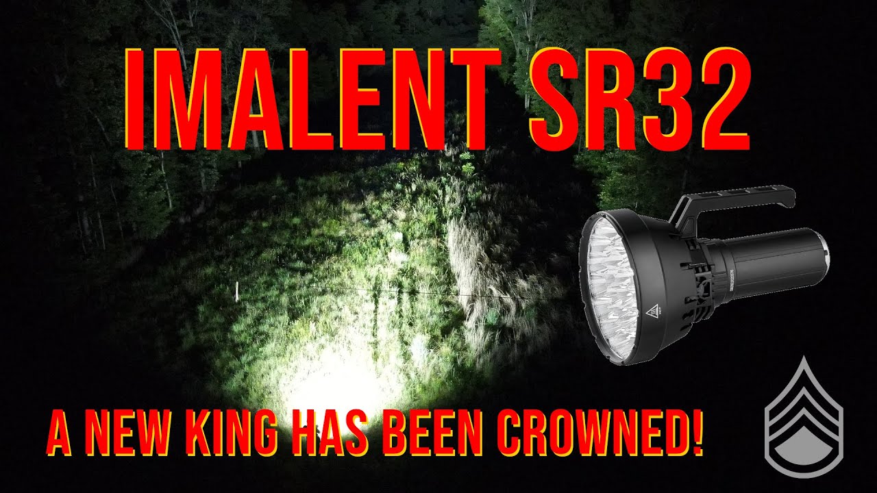 Imalent SR32 Review - Brightest Production Flashlight 2023 - YouTube