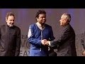 A R Rahman receives his award from the President of India