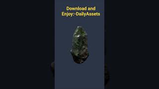 Game-Ready Wet Mossy Rock 3D Model - Realistic Forest Environment Stone PBR Asset Game-Ready Wet Mossy Rock 3D Model - Realistic Forest Environment Stone PBR Asset