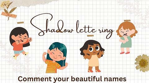 Names in shadow lettering// comment your BEAUTIFUL names ❤️