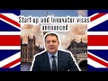 Start-up and Innovator visas announced | Sterling Law
