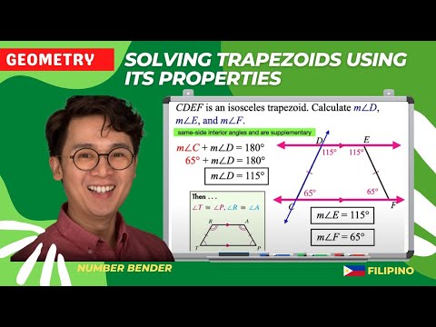 Video: Ang mga base na anggulo ba ng isang isosceles trapezoid ay magkapareho?