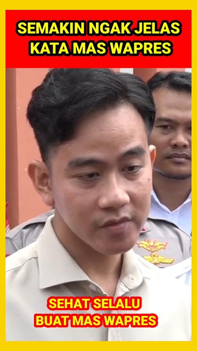 NGAK JELAS#wakilpresiden
