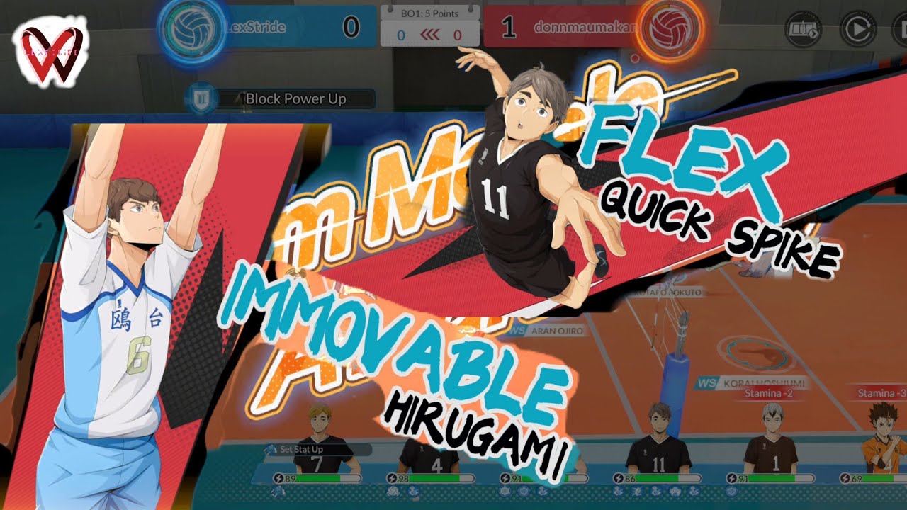 Haikyuu Fly High | Scoring With Sachiro's Blocks and Osamu's Quick Attack
