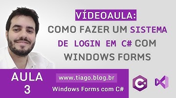 AULA 3 - C# - WINDOWS FORMS - LOGIN SUPER SIMPLES