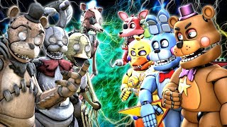 TOP 5 Five Nights At Freddy's FIGHT Animations 2020 (FNAF VS Animation)