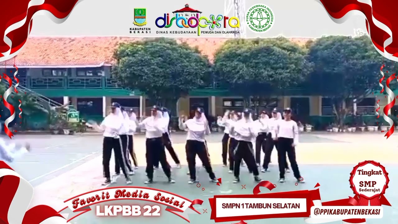 Yel-Yel Paskibra SMPN 1 Tambun Selatan | LKPBB 22 Kabupaten Bekasi