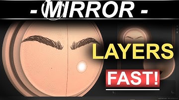 Substance Painter: Mirroring Layers (IN 60 Seconds!!)