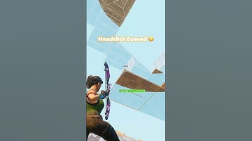 I headshot bowed him 😬 #gaming #videogames #fortnite #headshot #bow